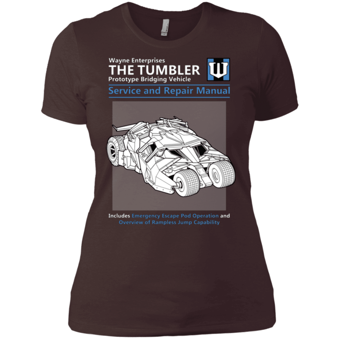 T-Shirts Dark Chocolate / X-Small TUMBLER SERVICE AND REPAIR MANUAL Women's Premium T-Shirt