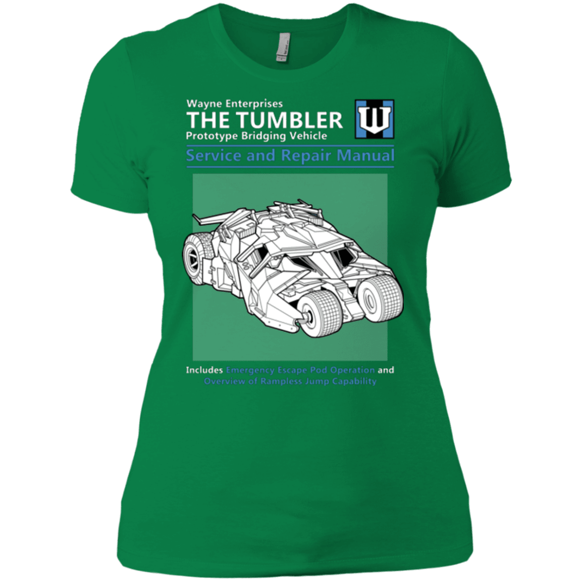 T-Shirts Kelly Green / X-Small TUMBLER SERVICE AND REPAIR MANUAL Women's Premium T-Shirt