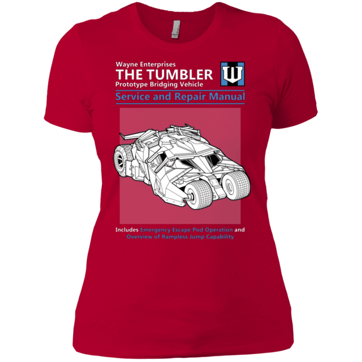 T-Shirts Red / X-Small TUMBLER SERVICE AND REPAIR MANUAL Women's Premium T-Shirt