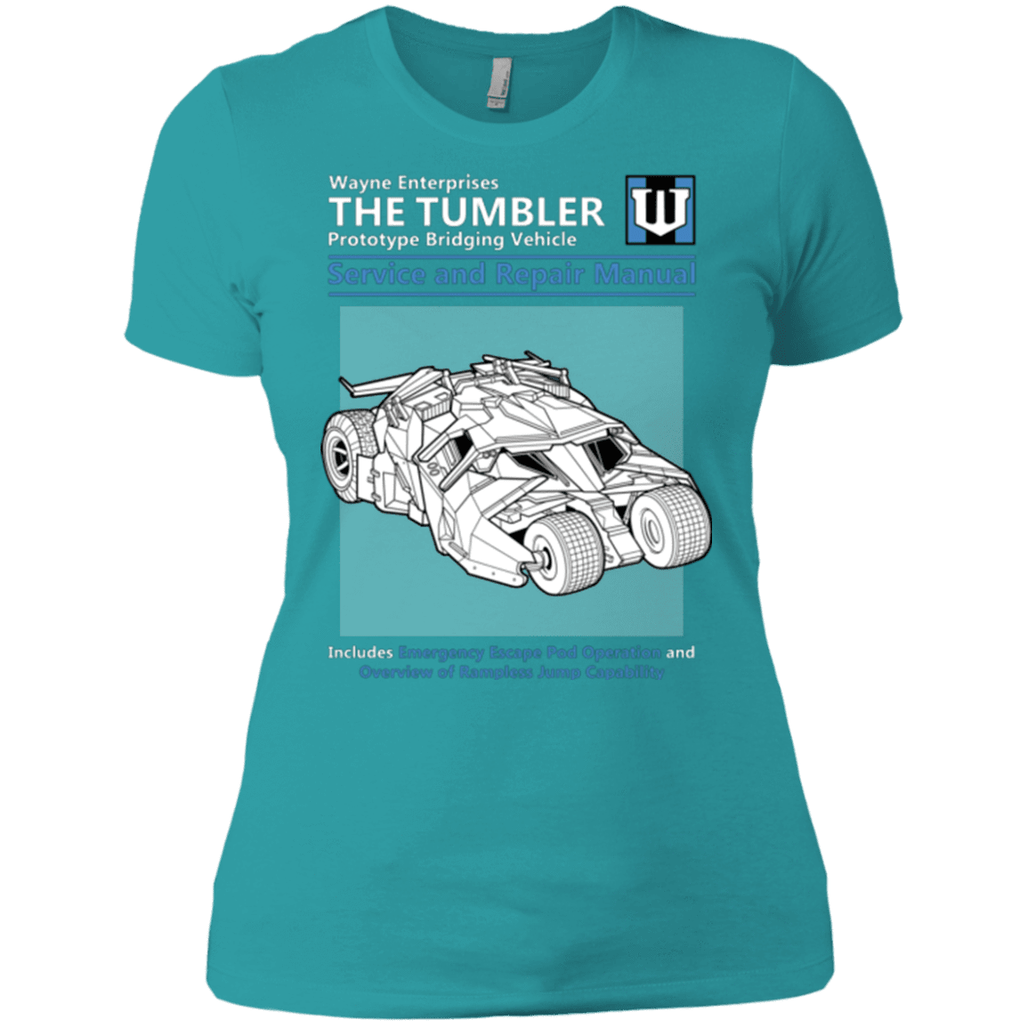 T-Shirts Tahiti Blue / X-Small TUMBLER SERVICE AND REPAIR MANUAL Women's Premium T-Shirt