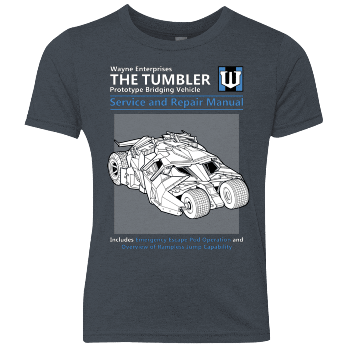 T-Shirts Vintage Navy / YXS TUMBLER SERVICE AND REPAIR MANUAL Youth Triblend T-Shirt