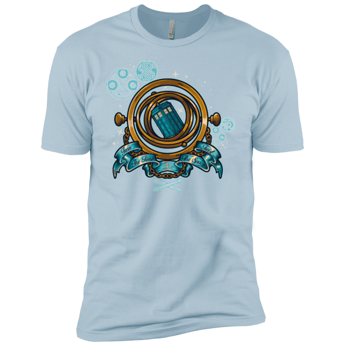 T-Shirts Light Blue / YXS TURN THE TIME TWIST THE SPACE Boys Premium T-Shirt