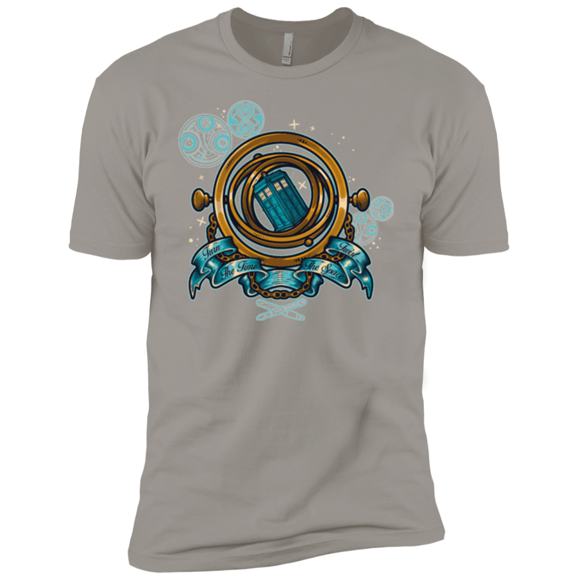 T-Shirts Light Grey / YXS TURN THE TIME TWIST THE SPACE Boys Premium T-Shirt