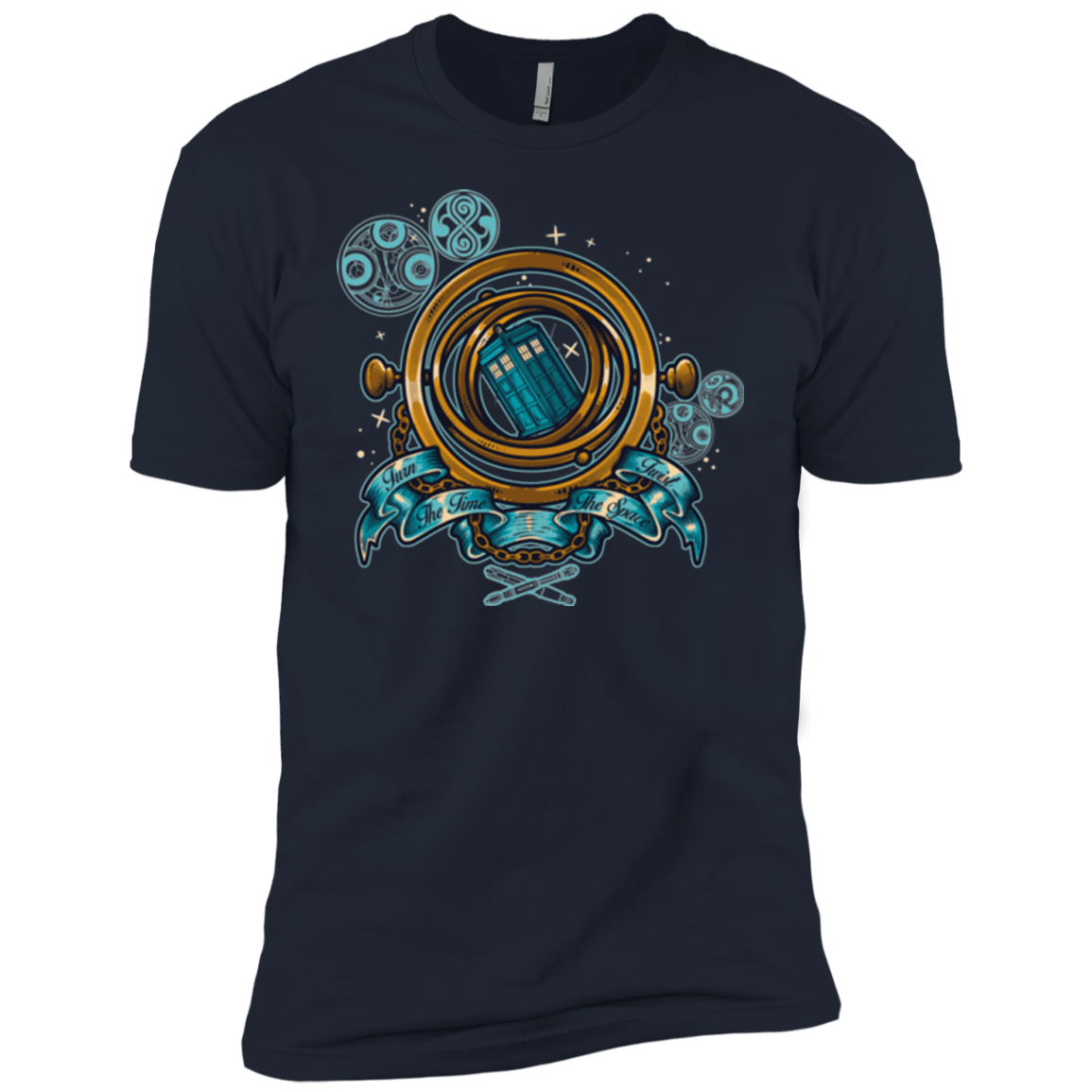 T-Shirts Midnight Navy / YXS TURN THE TIME TWIST THE SPACE Boys Premium T-Shirt