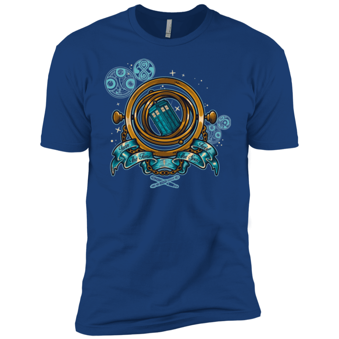 T-Shirts Royal / YXS TURN THE TIME TWIST THE SPACE Boys Premium T-Shirt