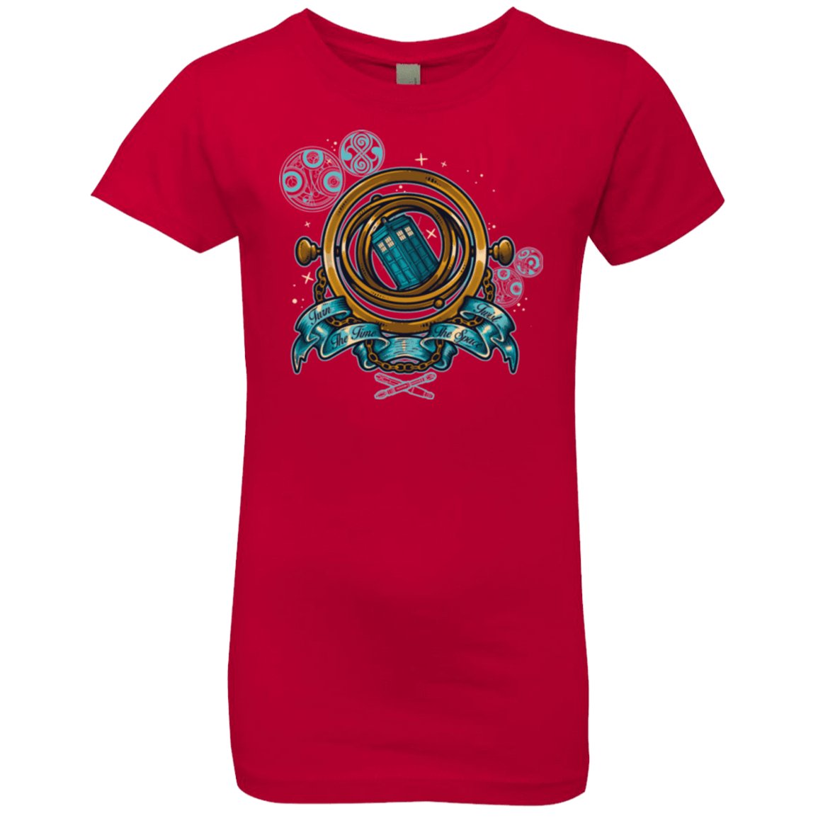 T-Shirts Red / YXS TURN THE TIME TWIST THE SPACE Girls Premium T-Shirt