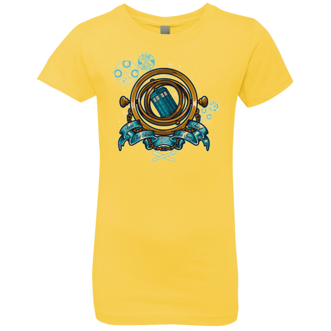 T-Shirts Vibrant Yellow / YXS TURN THE TIME TWIST THE SPACE Girls Premium T-Shirt