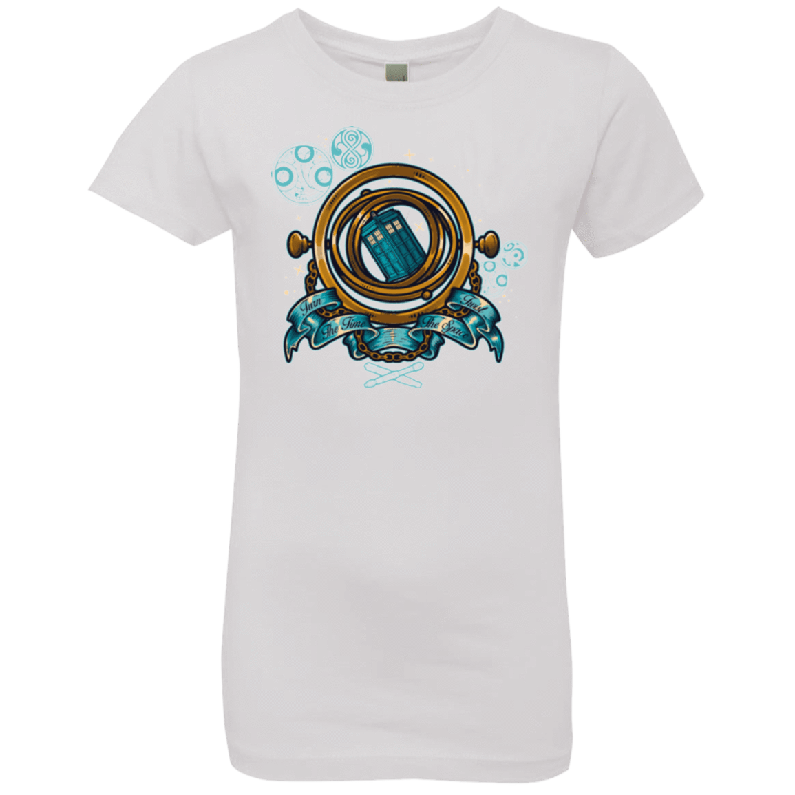 T-Shirts White / YXS TURN THE TIME TWIST THE SPACE Girls Premium T-Shirt