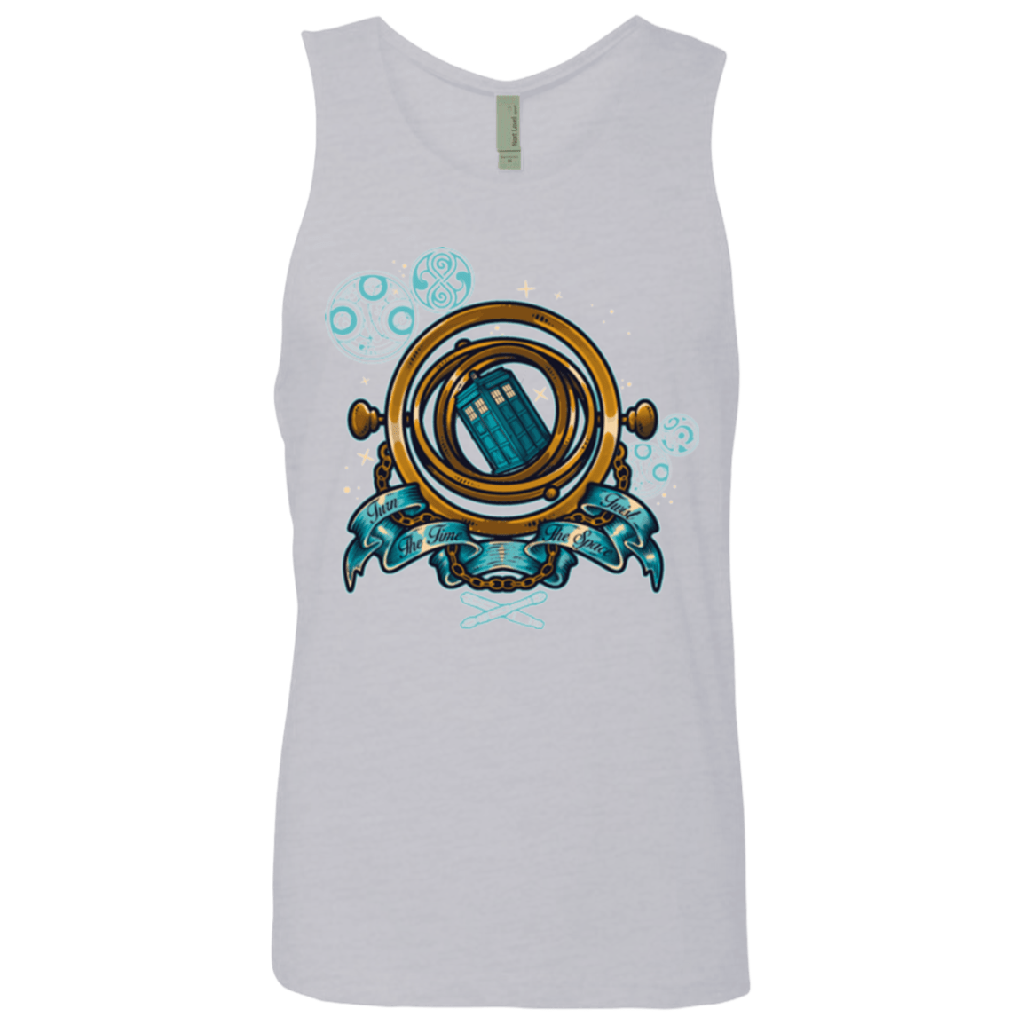 T-Shirts Heather Grey / Small TURN THE TIME TWIST THE SPACE Men's Premium Tank Top