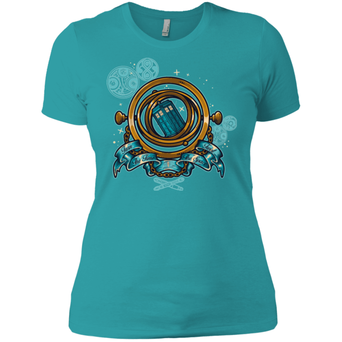 T-Shirts Tahiti Blue / X-Small TURN THE TIME TWIST THE SPACE Women's Premium T-Shirt