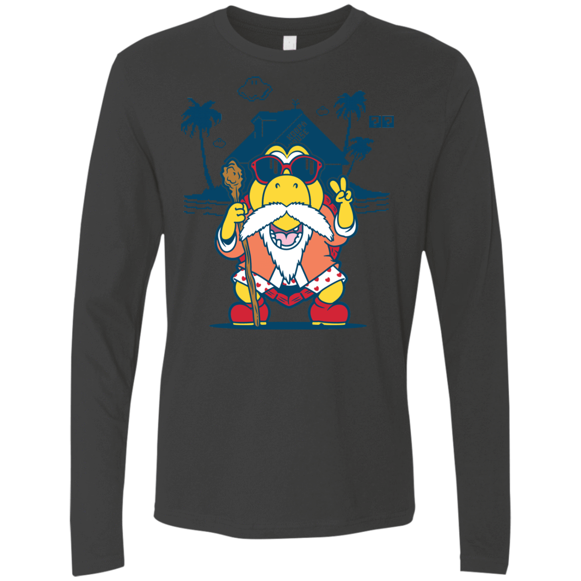 T-Shirts Heavy Metal / S TURTLE HERMIT Men's Premium Long Sleeve