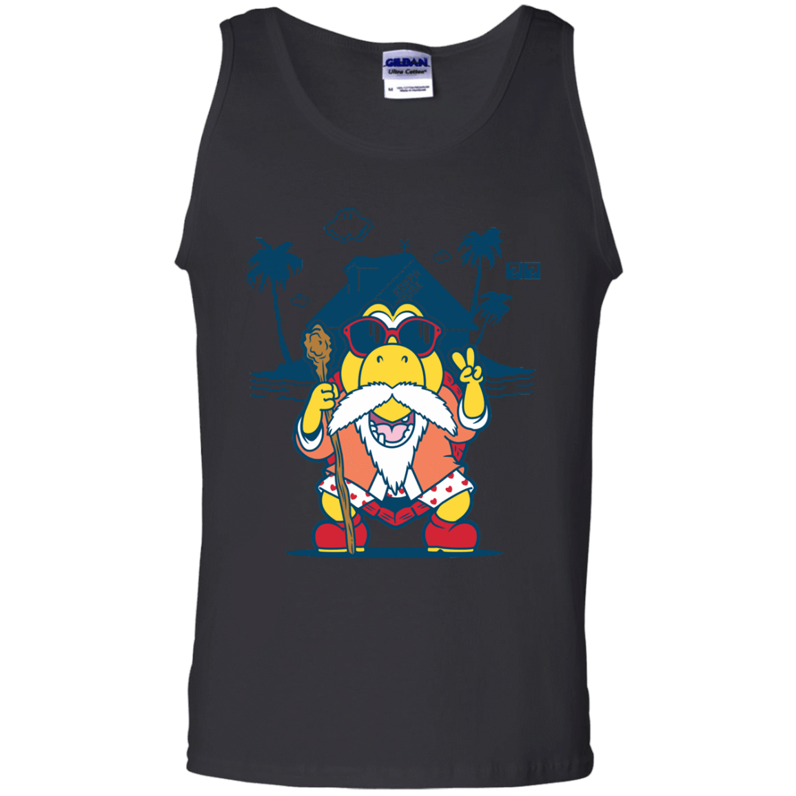 T-Shirts Black / S TURTLE HERMIT Men's Tank Top