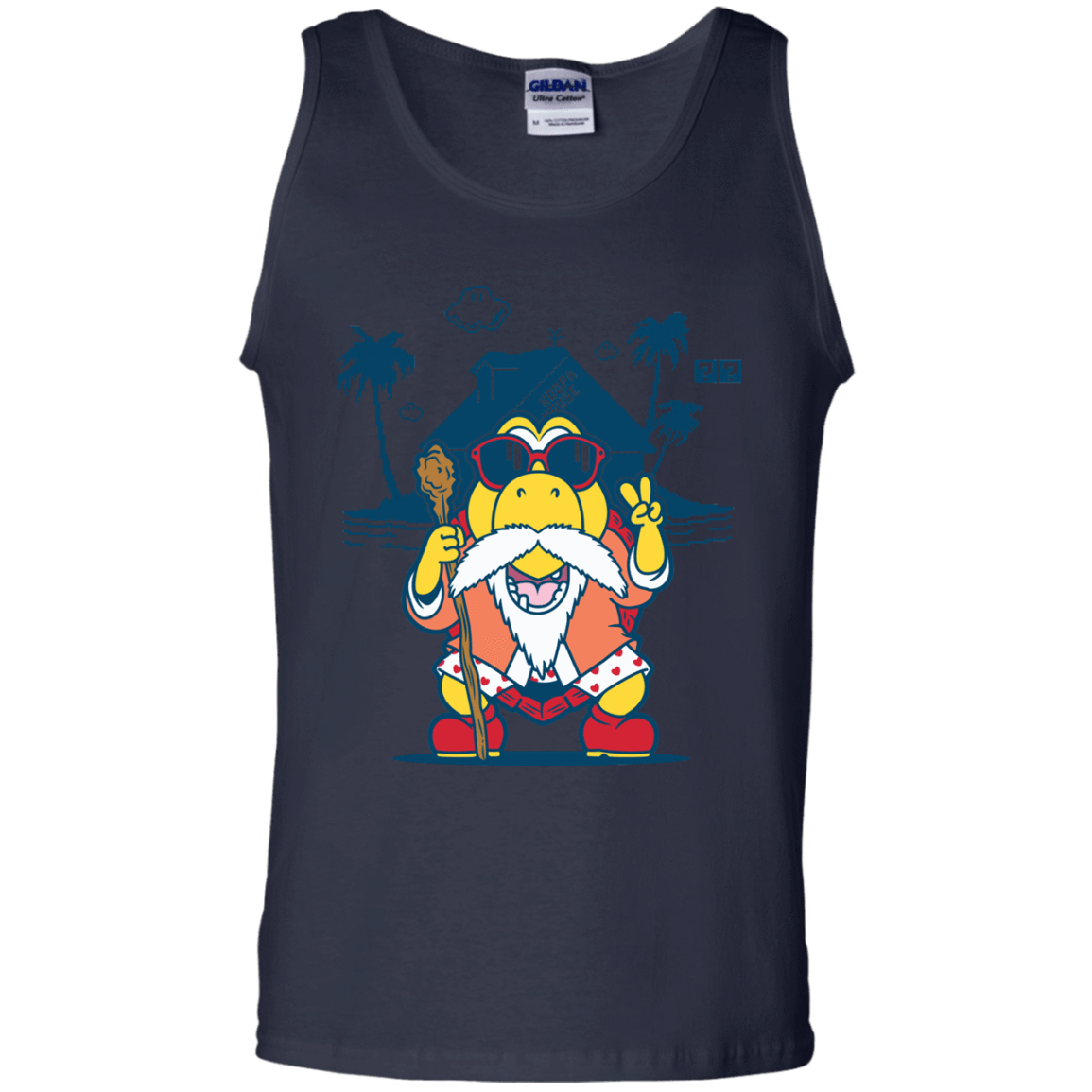 T-Shirts Navy / S TURTLE HERMIT Men's Tank Top