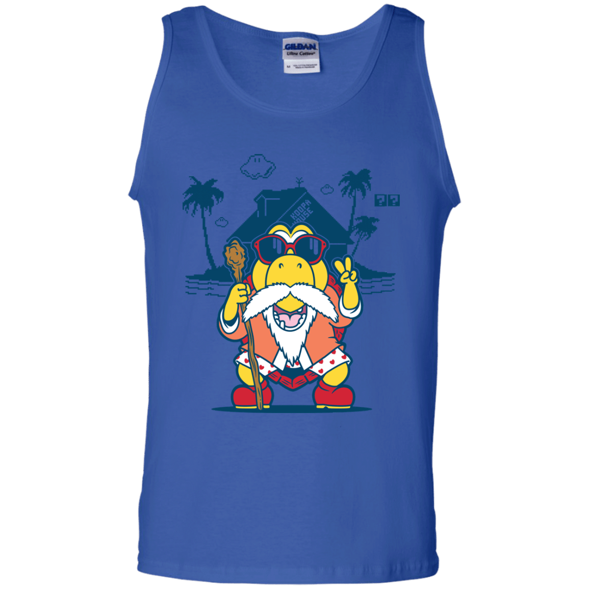 T-Shirts Royal / S TURTLE HERMIT Men's Tank Top