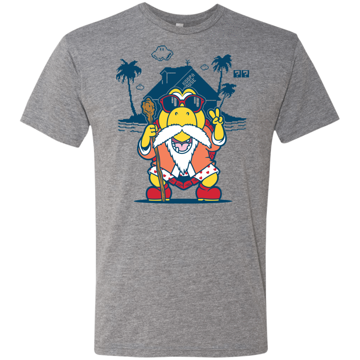 T-Shirts Premium Heather / S TURTLE HERMIT Men's Triblend T-Shirt