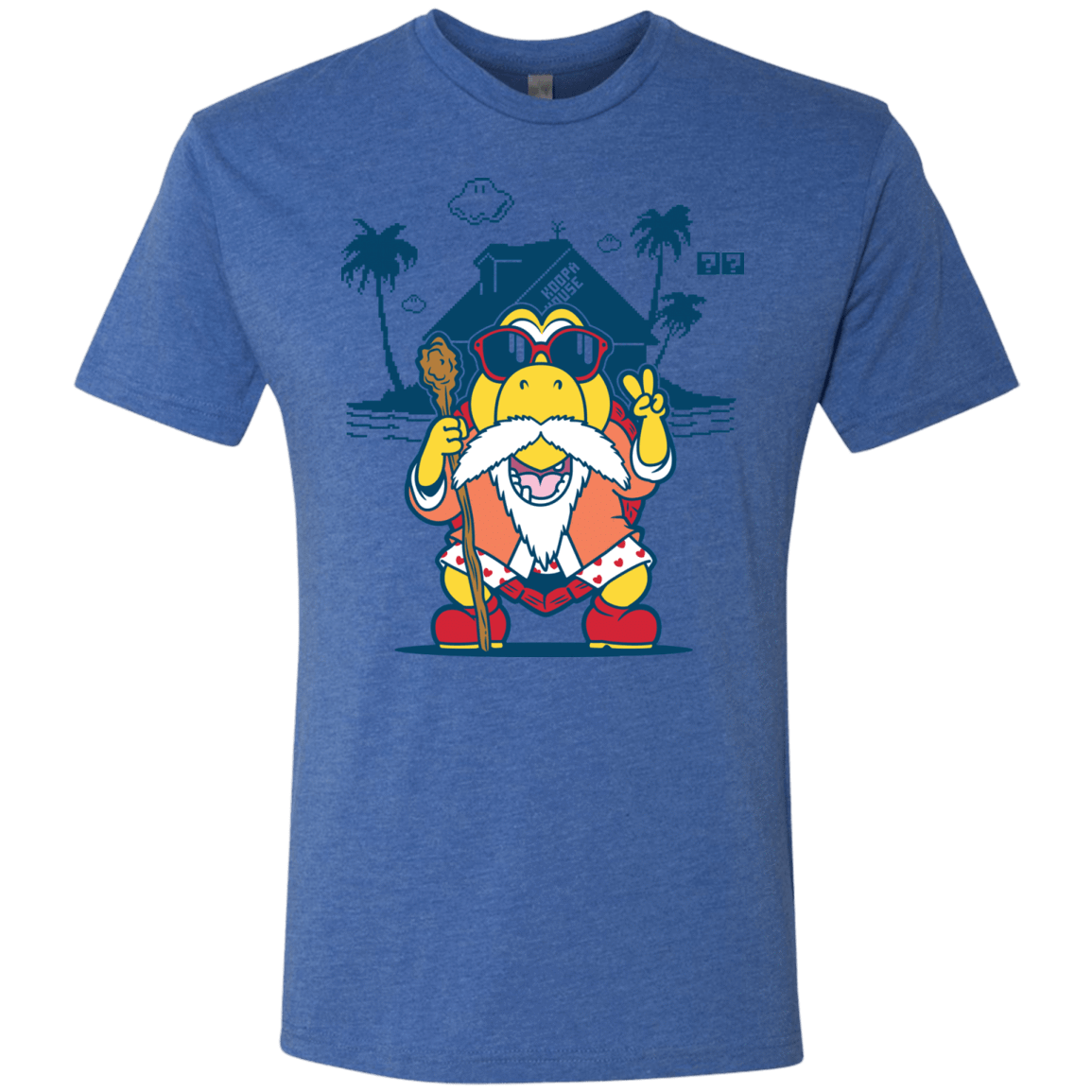 T-Shirts Vintage Royal / S TURTLE HERMIT Men's Triblend T-Shirt