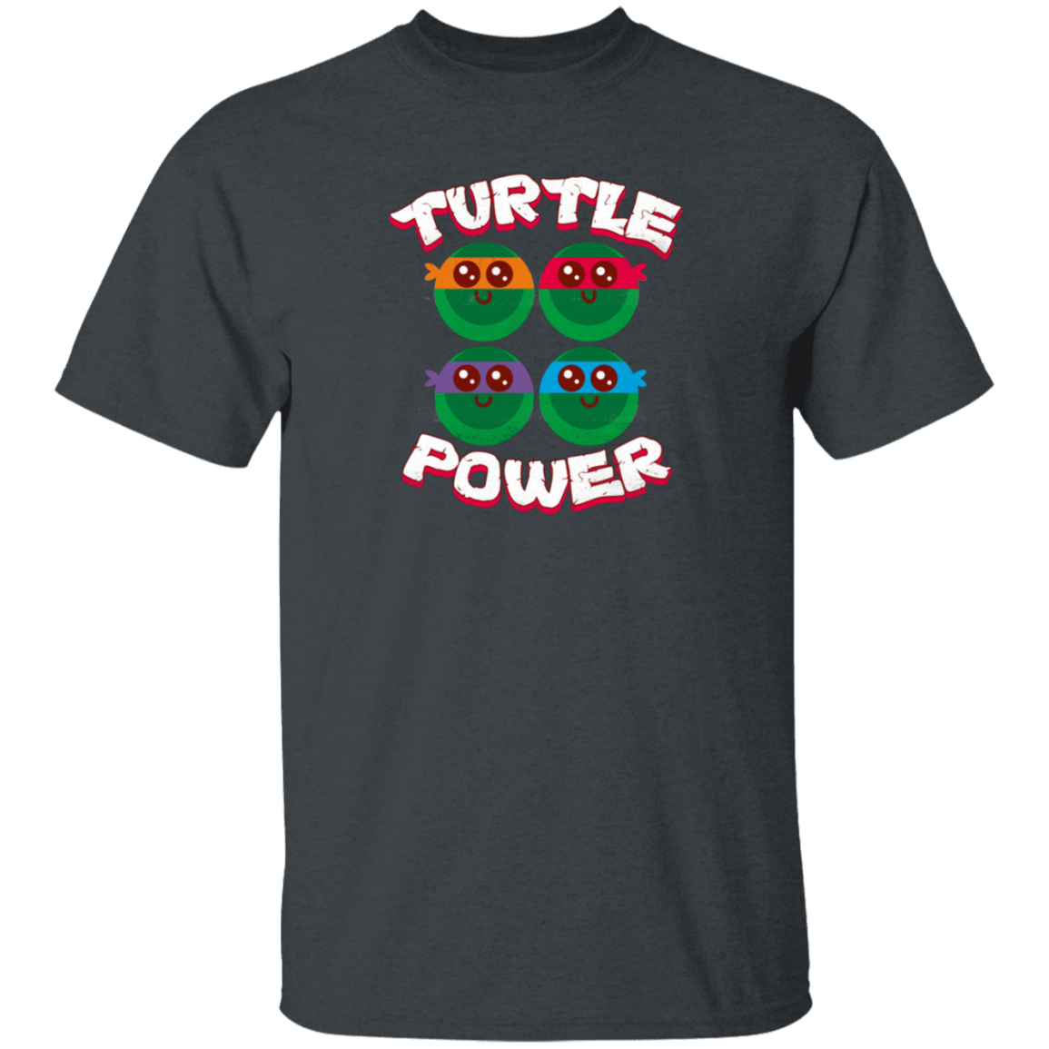 T-Shirts Dark Heather / S turtle_power ar_rocketman T-Shirt