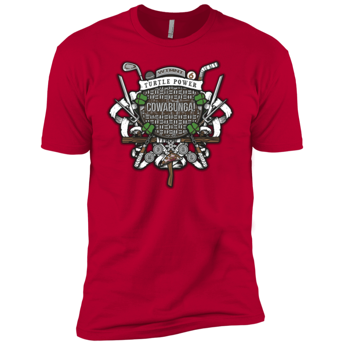 T-Shirts Red / YXS Turtle Power! Boys Premium T-Shirt