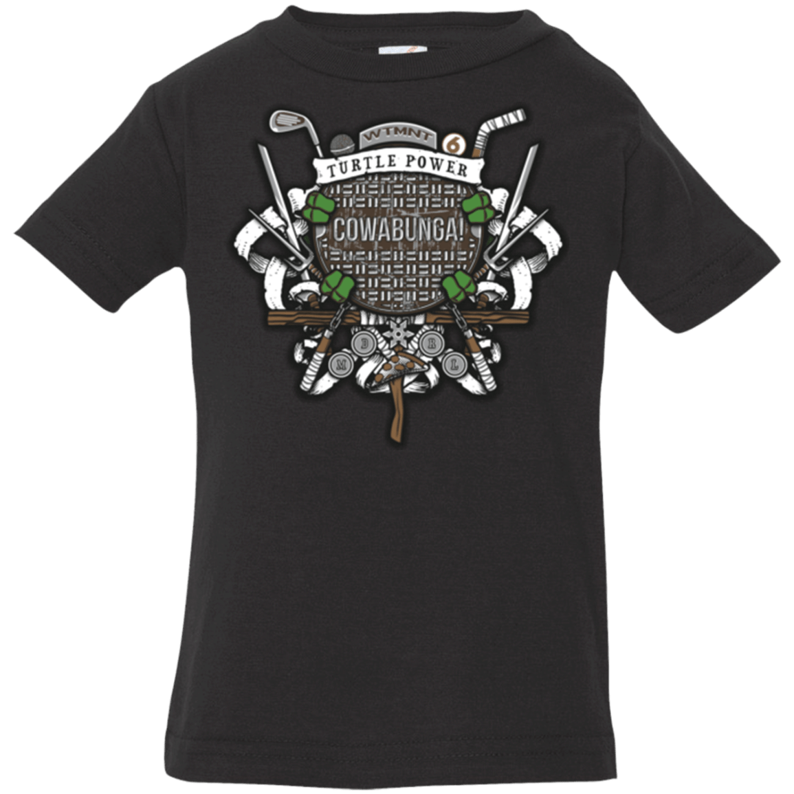 T-Shirts Black / 6 Months Turtle Power! Infant PremiumT-Shirt