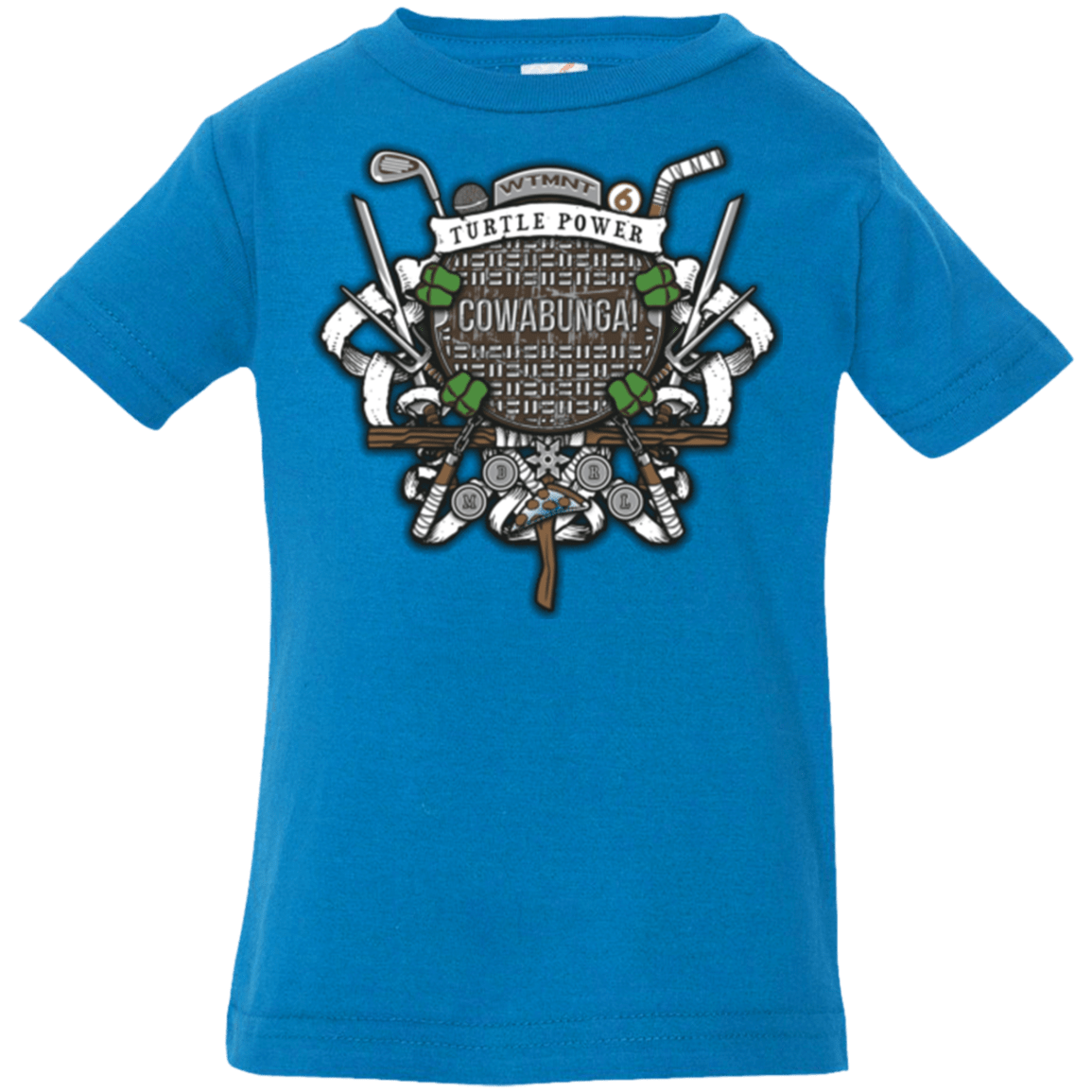 T-Shirts Cobalt / 6 Months Turtle Power! Infant PremiumT-Shirt