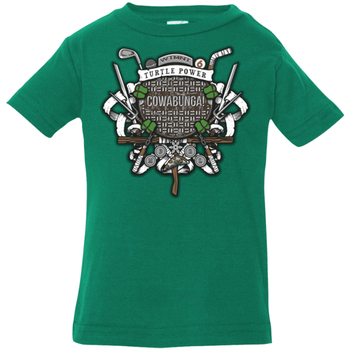 T-Shirts Kelly / 6 Months Turtle Power! Infant PremiumT-Shirt