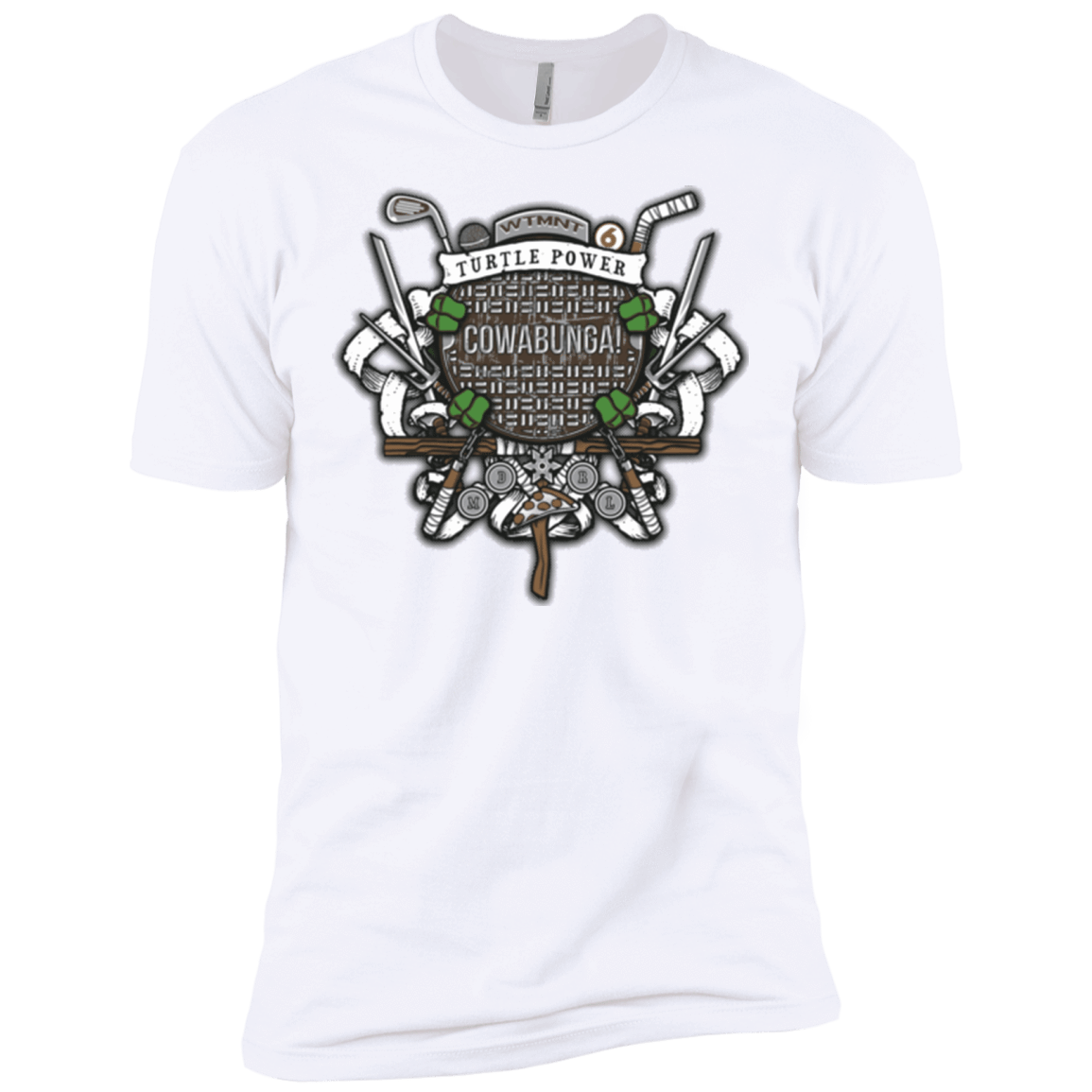 T-Shirts White / X-Small Turtle Power! Men's Premium T-Shirt