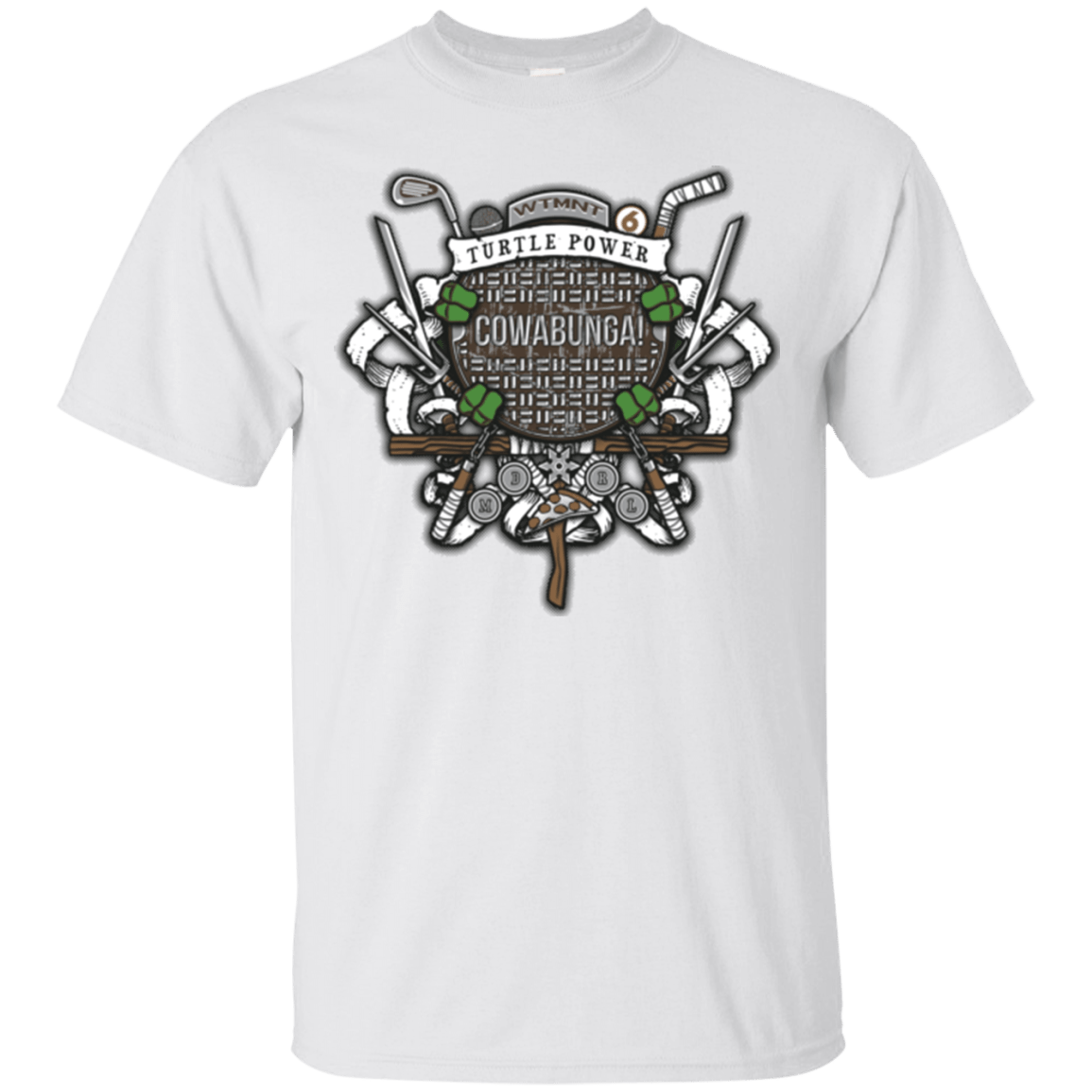 T-Shirts White / Small Turtle Power! T-Shirt