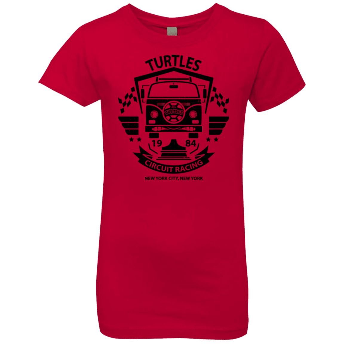 T-Shirts Red / YXS Turtles Circuit Girls Premium T-Shirt