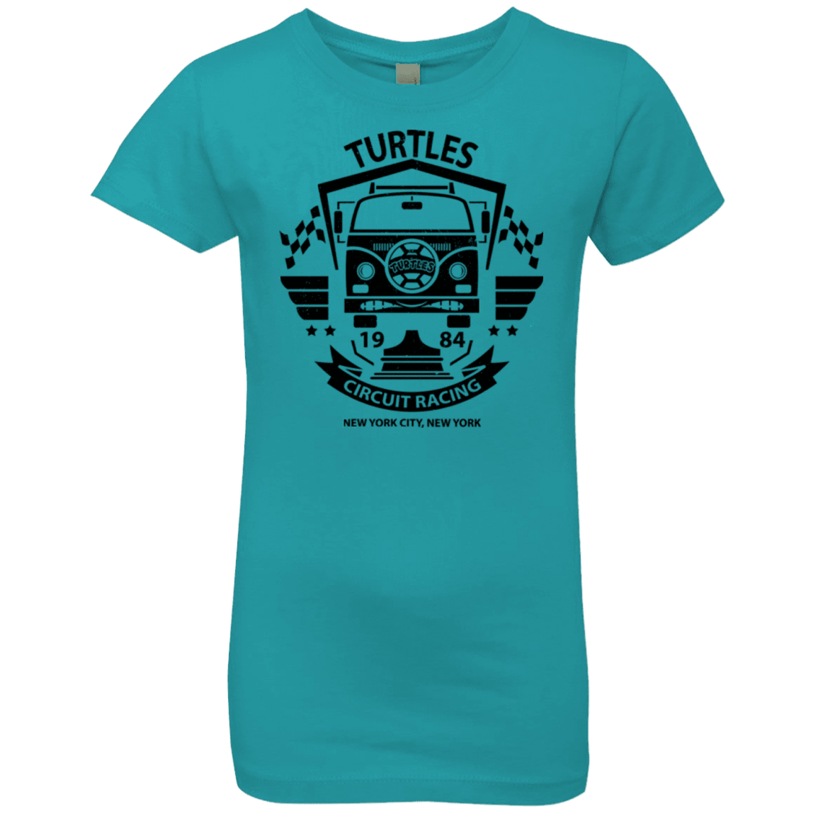 T-Shirts Tahiti Blue / YXS Turtles Circuit Girls Premium T-Shirt