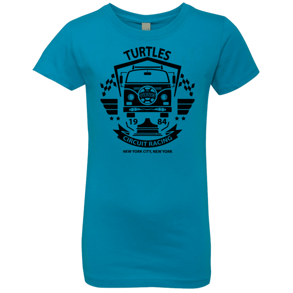 T-Shirts Turquoise / YXS Turtles Circuit Girls Premium T-Shirt