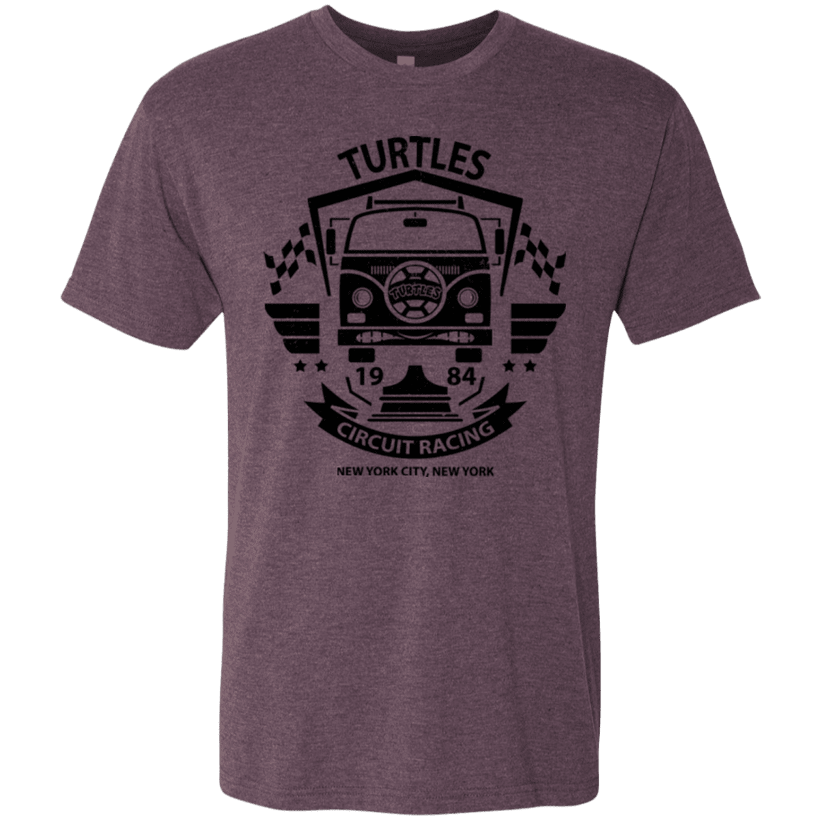 T-Shirts Vintage Purple / Small Turtles Circuit Men's Triblend T-Shirt