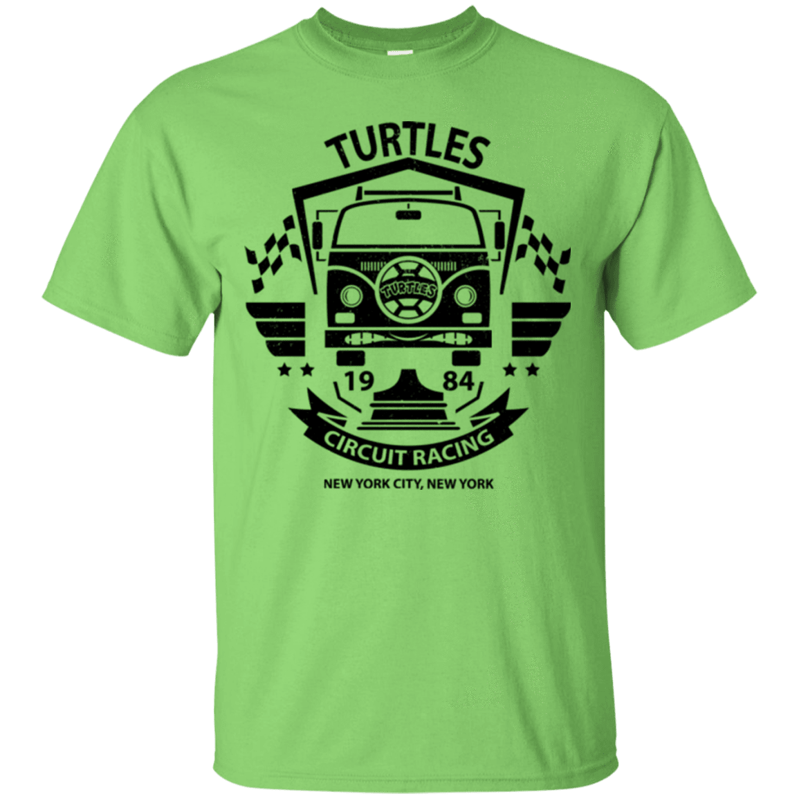 T-Shirts Lime / Small Turtles Circuit T-Shirt