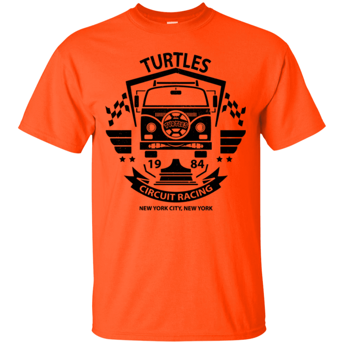 T-Shirts Orange / Small Turtles Circuit T-Shirt