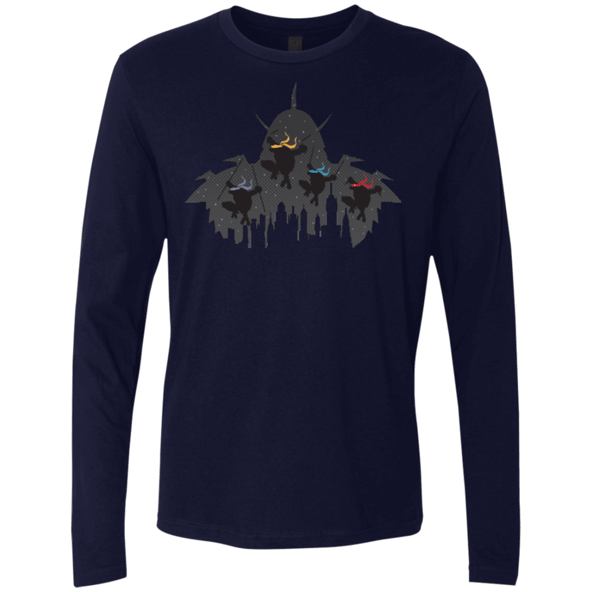 T-Shirts Midnight Navy / Small Turtles Men's Premium Long Sleeve