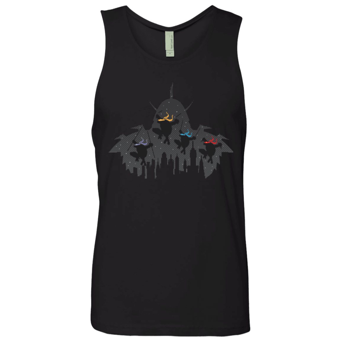 T-Shirts Black / Small Turtles Men's Premium Tank Top