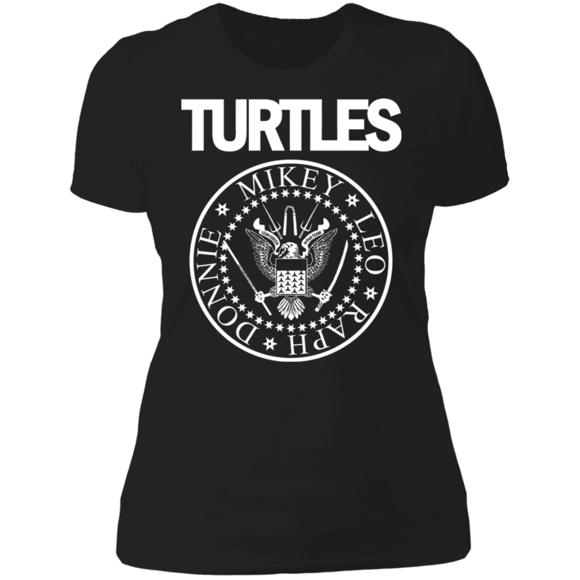 T-Shirts Black / X-Small Turtles Women's Premium T-Shirt