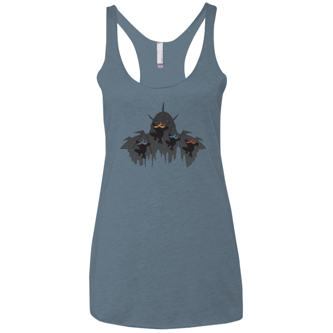 T-Shirts Indigo / X-Small Turtles Women's Triblend Racerback Tank