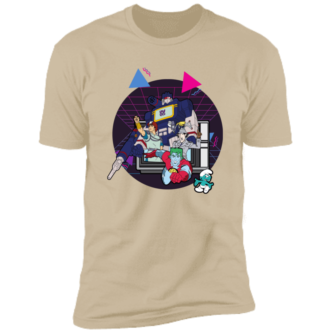 T-Shirts Sand / S TV Toons 1 Men's Premium T-Shirt