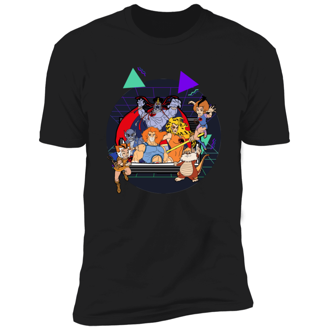 T-Shirts Black / S TV Toons 4 Men's Premium T-Shirt