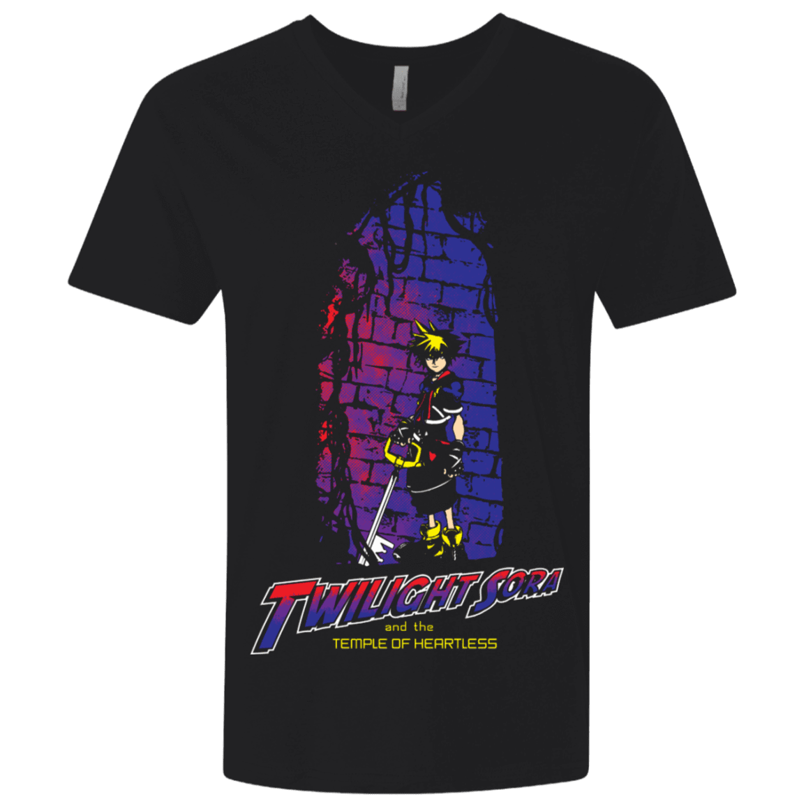 T-Shirts Black / X-Small Twilight Sora Men's Premium V-Neck