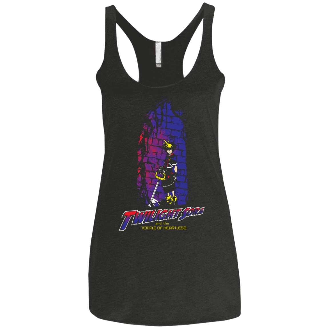 T-Shirts Vintage Black / X-Small Twilight Sora Women's Triblend Racerback Tank
