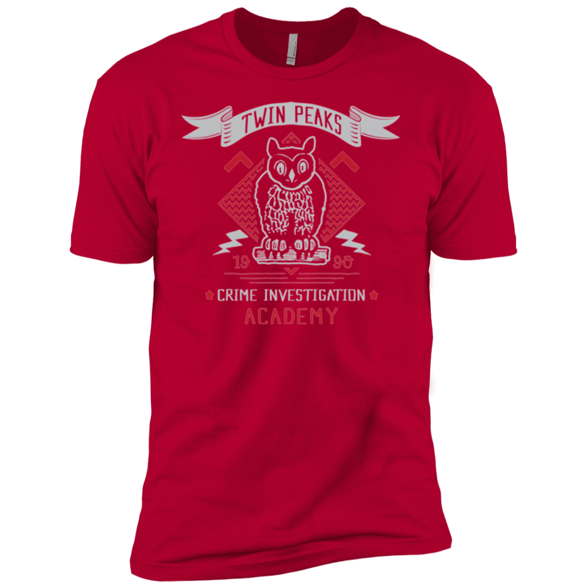 T-Shirts Red / YXS Twin Peaks Academy Boys Premium T-Shirt