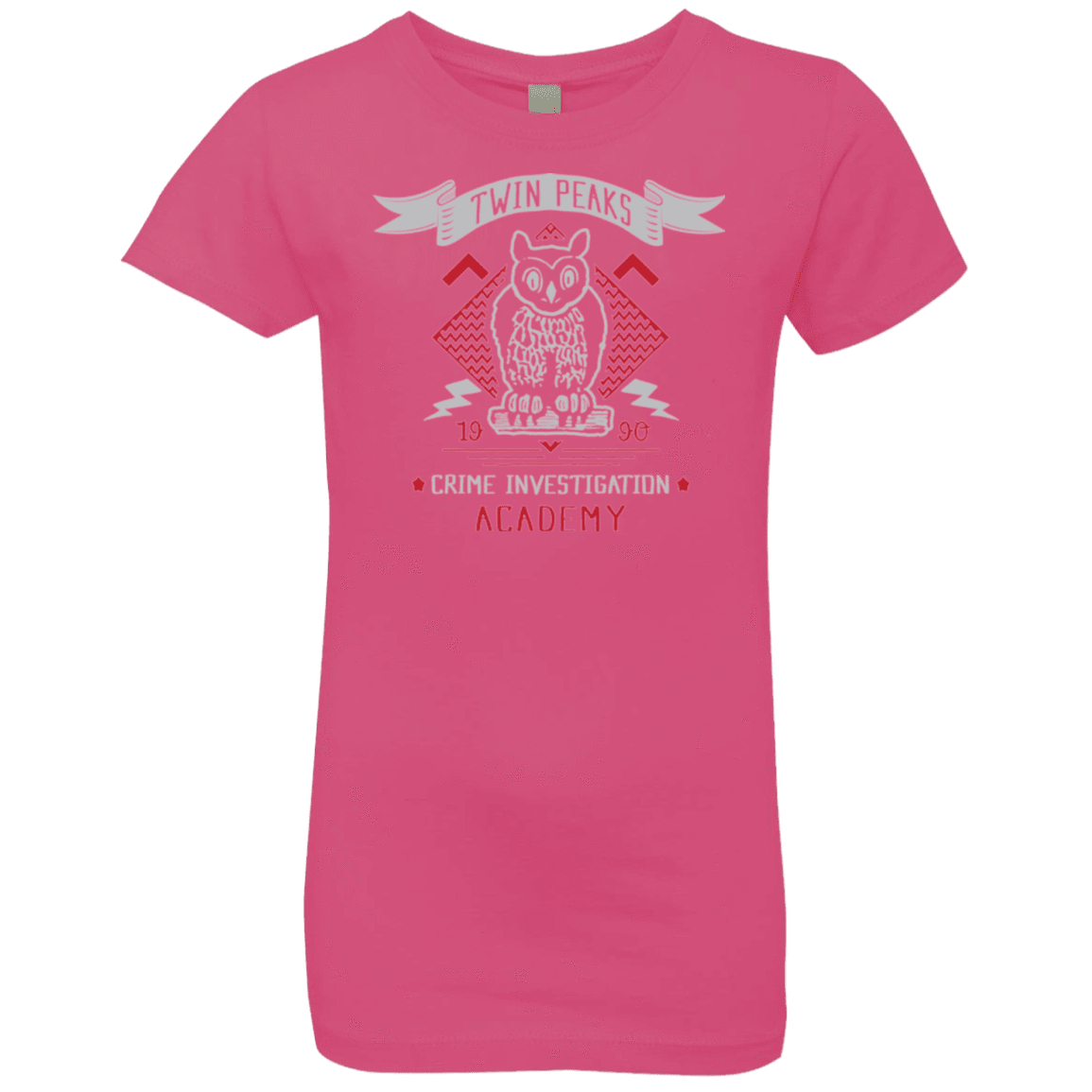 T-Shirts Hot Pink / YXS Twin Peaks Academy Girls Premium T-Shirt