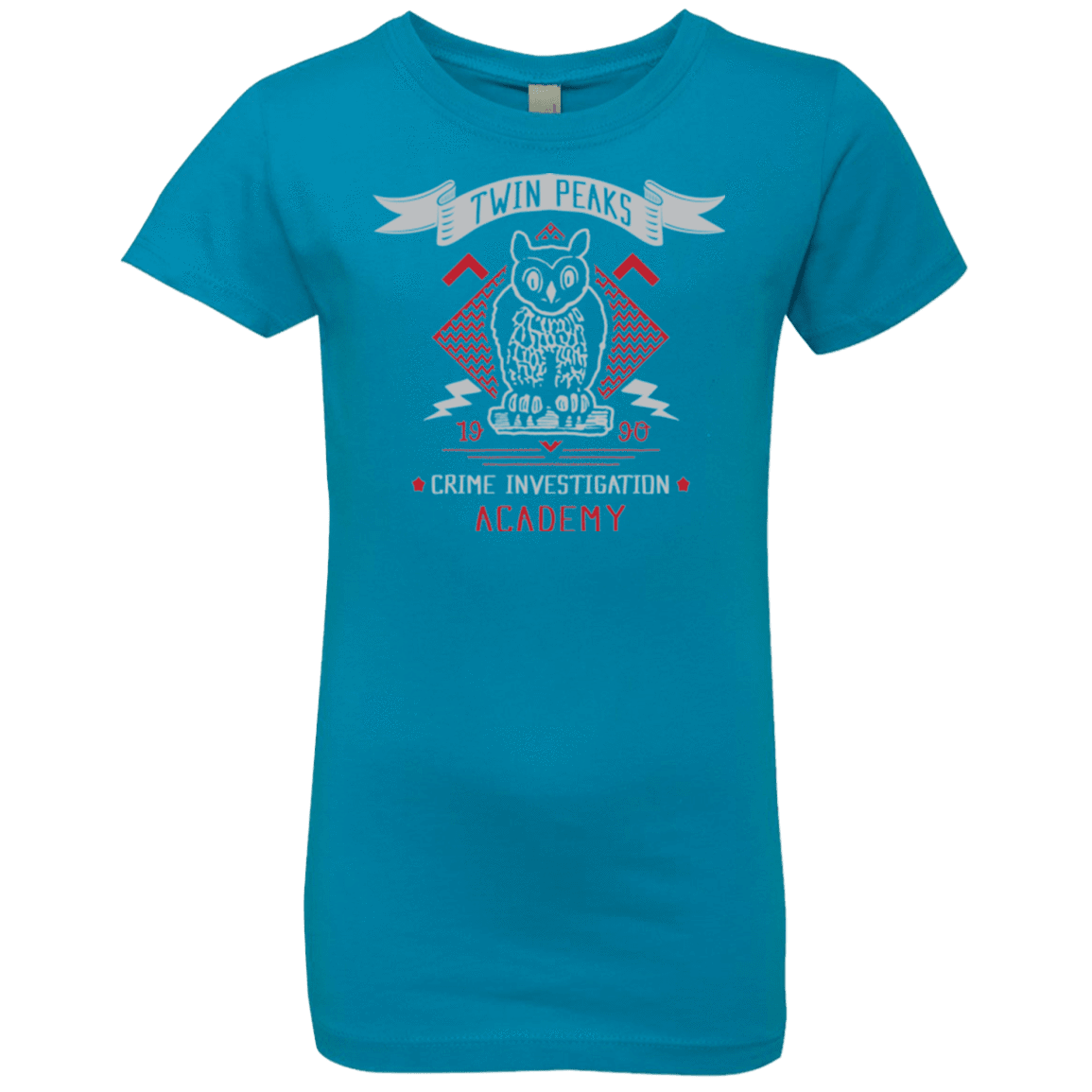 T-Shirts Turquoise / YXS Twin Peaks Academy Girls Premium T-Shirt