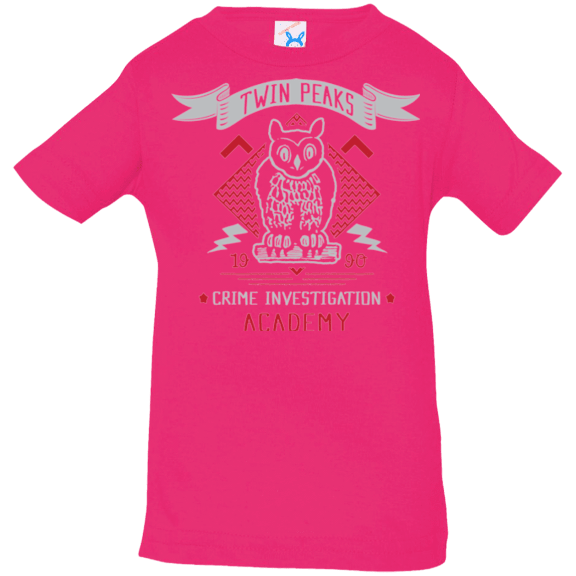 T-Shirts Hot Pink / 6 Months Twin Peaks Academy Infant Premium T-Shirt