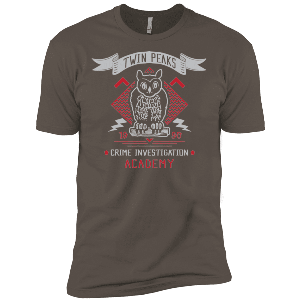T-Shirts Warm Grey / X-Small Twin Peaks Academy Men's Premium T-Shirt