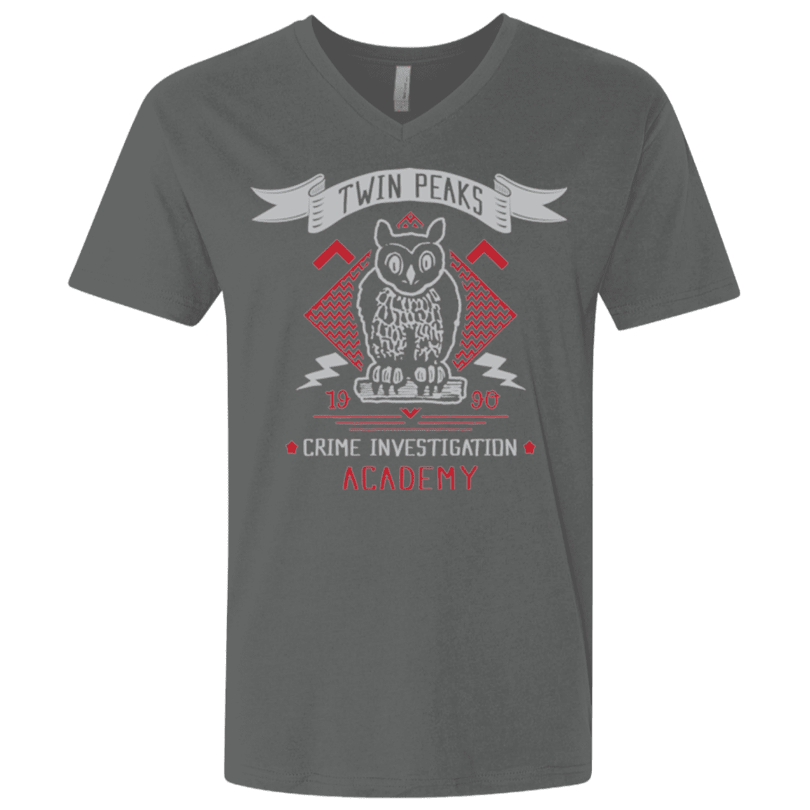 Twin Peaks Academy Men's Premium V-Neck