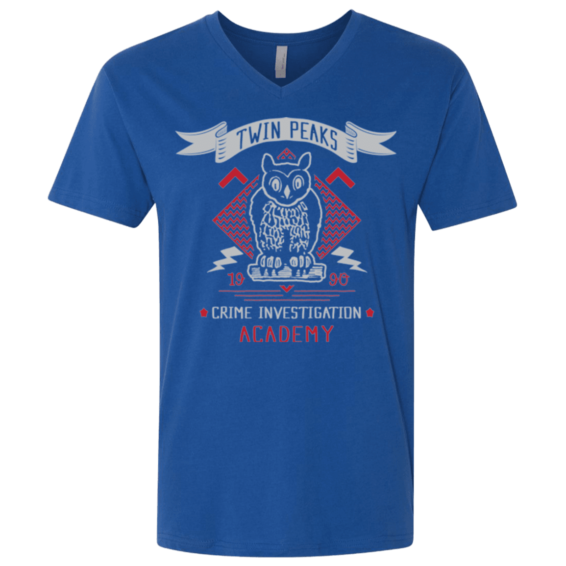 Twin Peaks Academy Men's Premium V-Neck