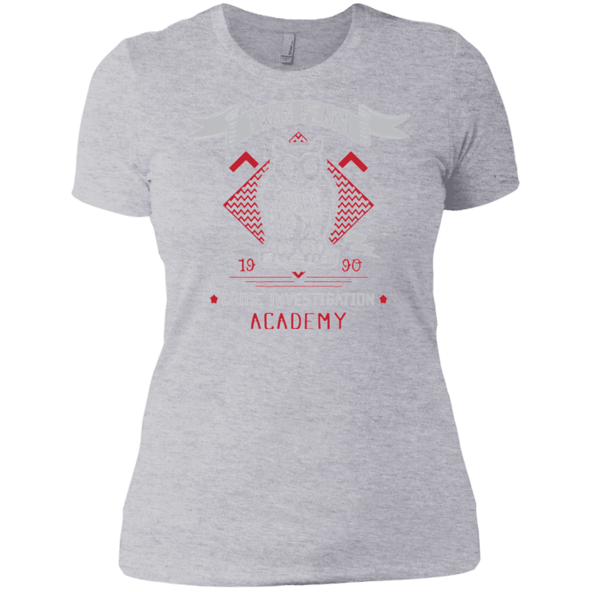 T-Shirts Heather Grey / X-Small Twin Peaks Academy Women's Premium T-Shirt