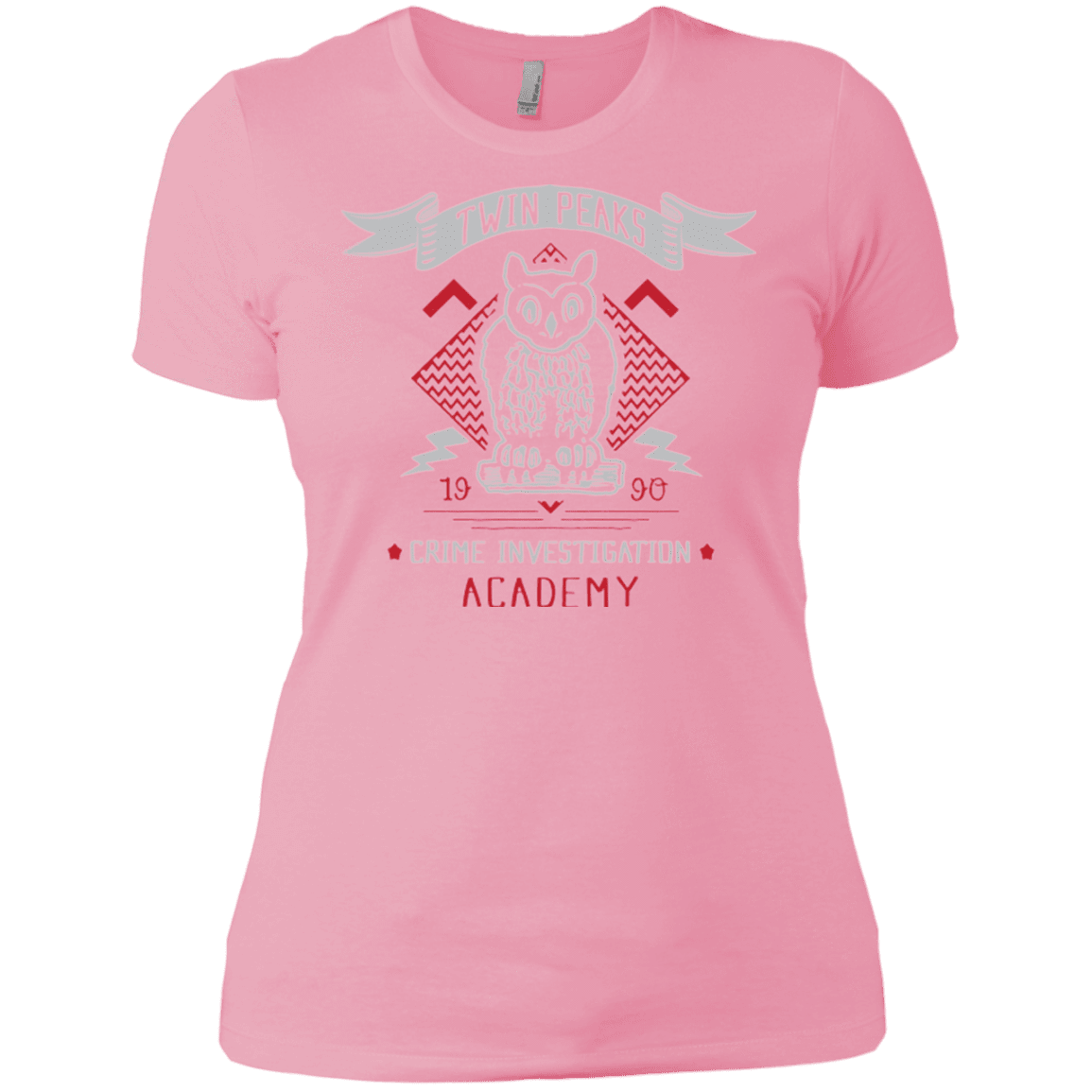 T-Shirts Light Pink / X-Small Twin Peaks Academy Women's Premium T-Shirt